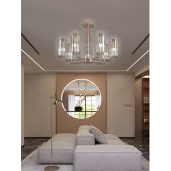 Люстра Rivoli Zoe 1064-307 7хЕ14 40 Вт хрусталь | Rivoli