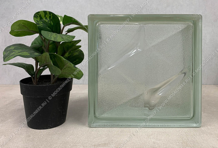 Стеклоблок Vitrablok Стелла 190x190x80 - Бесцветный