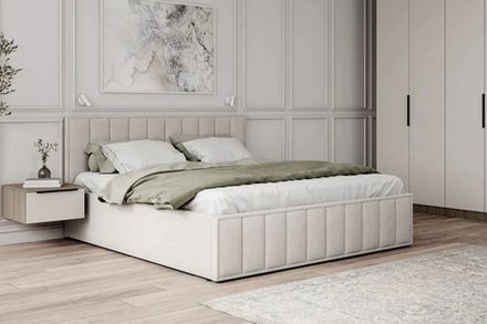 Кровать Лана (М) 1,6 (Бежевый Софт), ДСВ-Мебель, г. Пенза