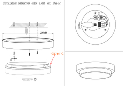 Накладной светильник Odeon Light 2746/1C