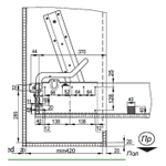 Стопор для механизма шкаф-кровать 582