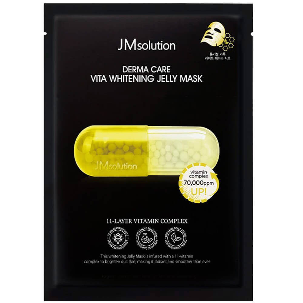 JMsolution Derma Care Vita Whitening Jelly Mask отбеливающая тканевая маска с желирующей эссенцией