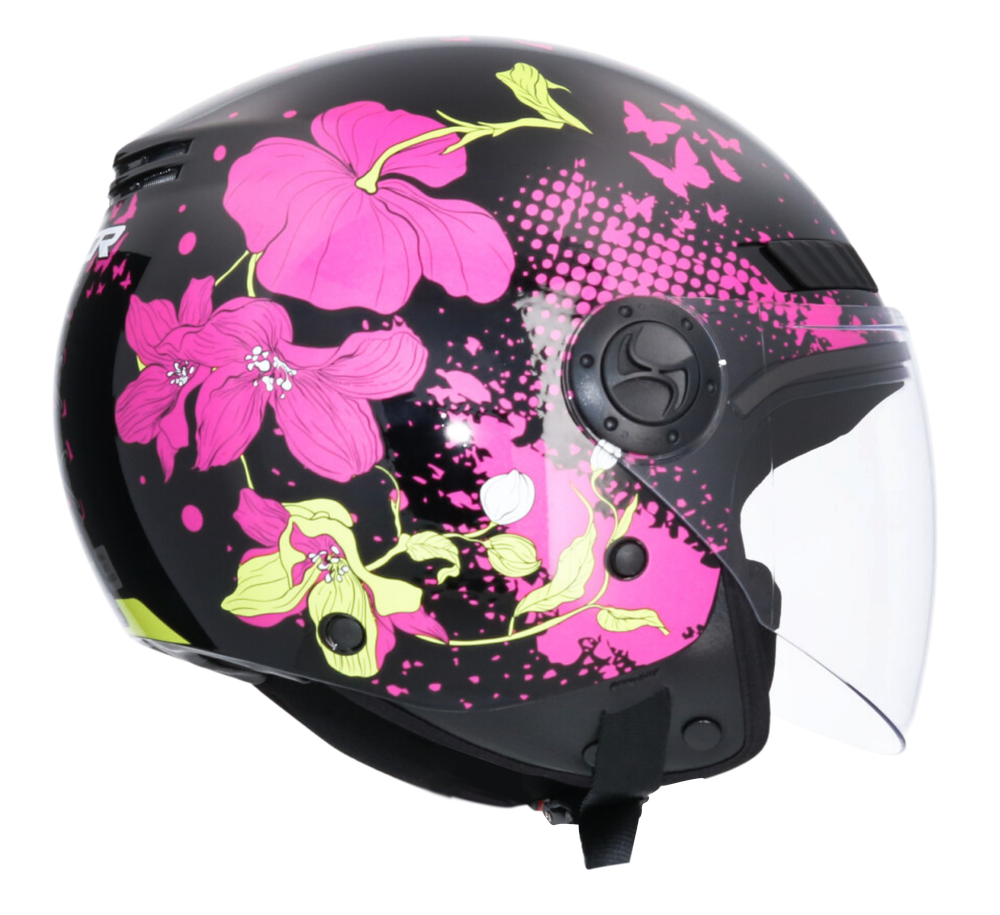 Шлем AXOR KIOTO FLOWER, цвет черный (S)