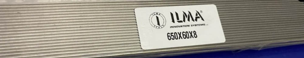 Нож бланкетный с насечкой HSS 650x60x8 ILMA
