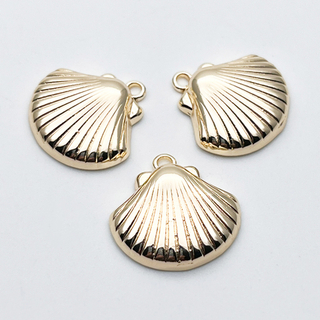 Подвеска Ракушка, цвет золото, размер 19*20 мм, цена за 1 шт