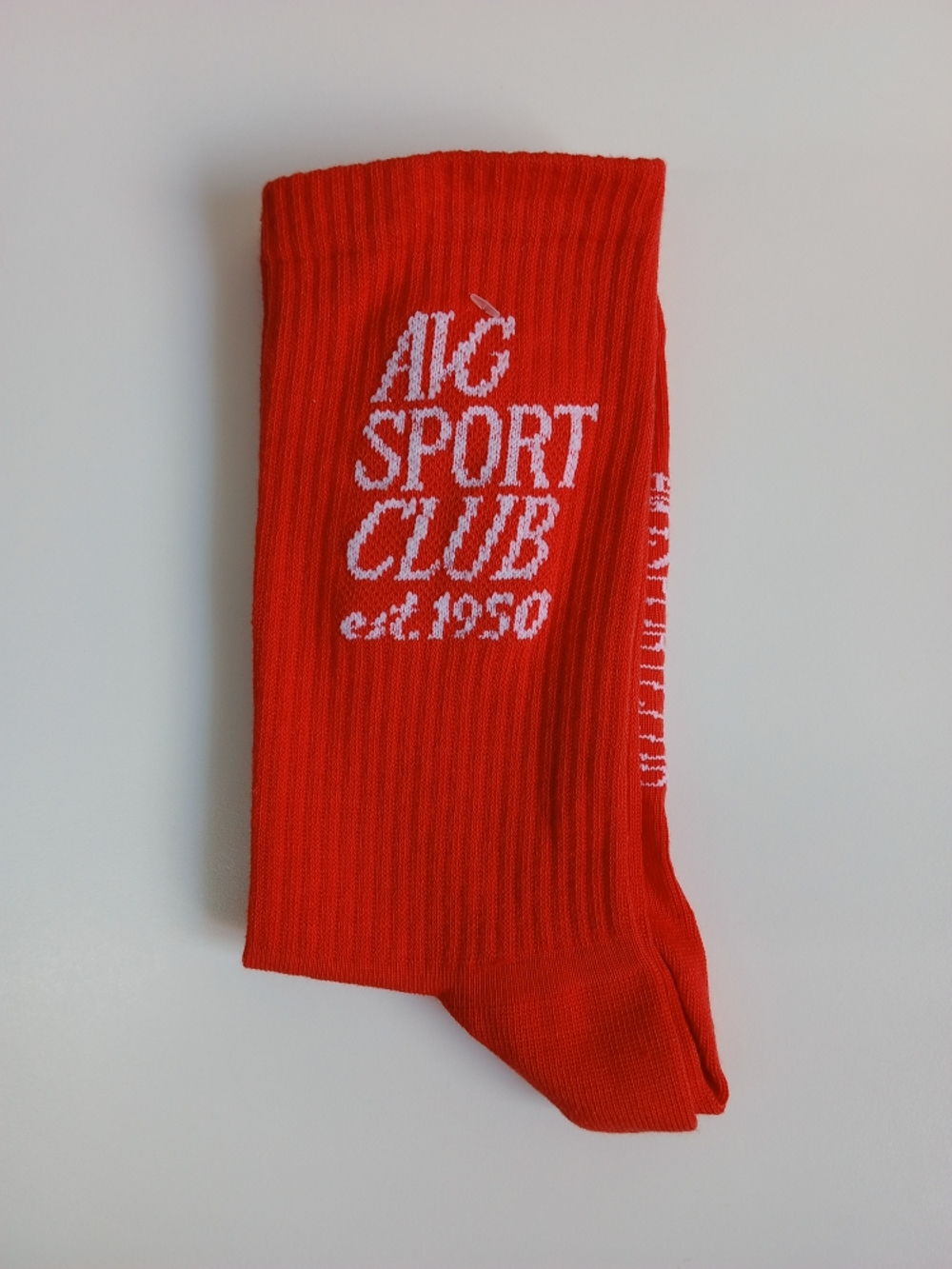 Носки р.:40-45 «AVG SPORT CLUB» Красные