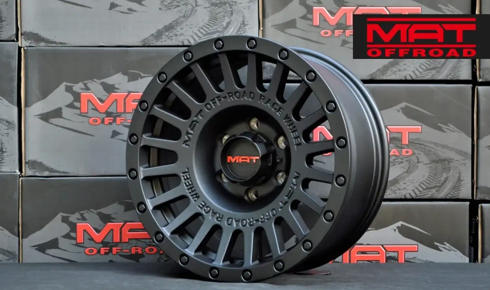 Диск колёсный литой MAT Offroad F1908 R17 8,0 ET0 Matte Black