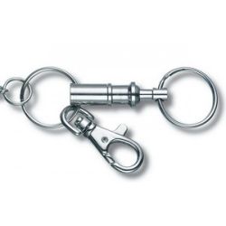 Цепочка Victorinox комбинация с карабинами хром блистер (4.1854.B1)