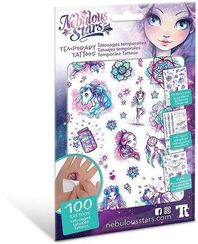 Набор для творчества - временные татуировки для девочки (3 листа)