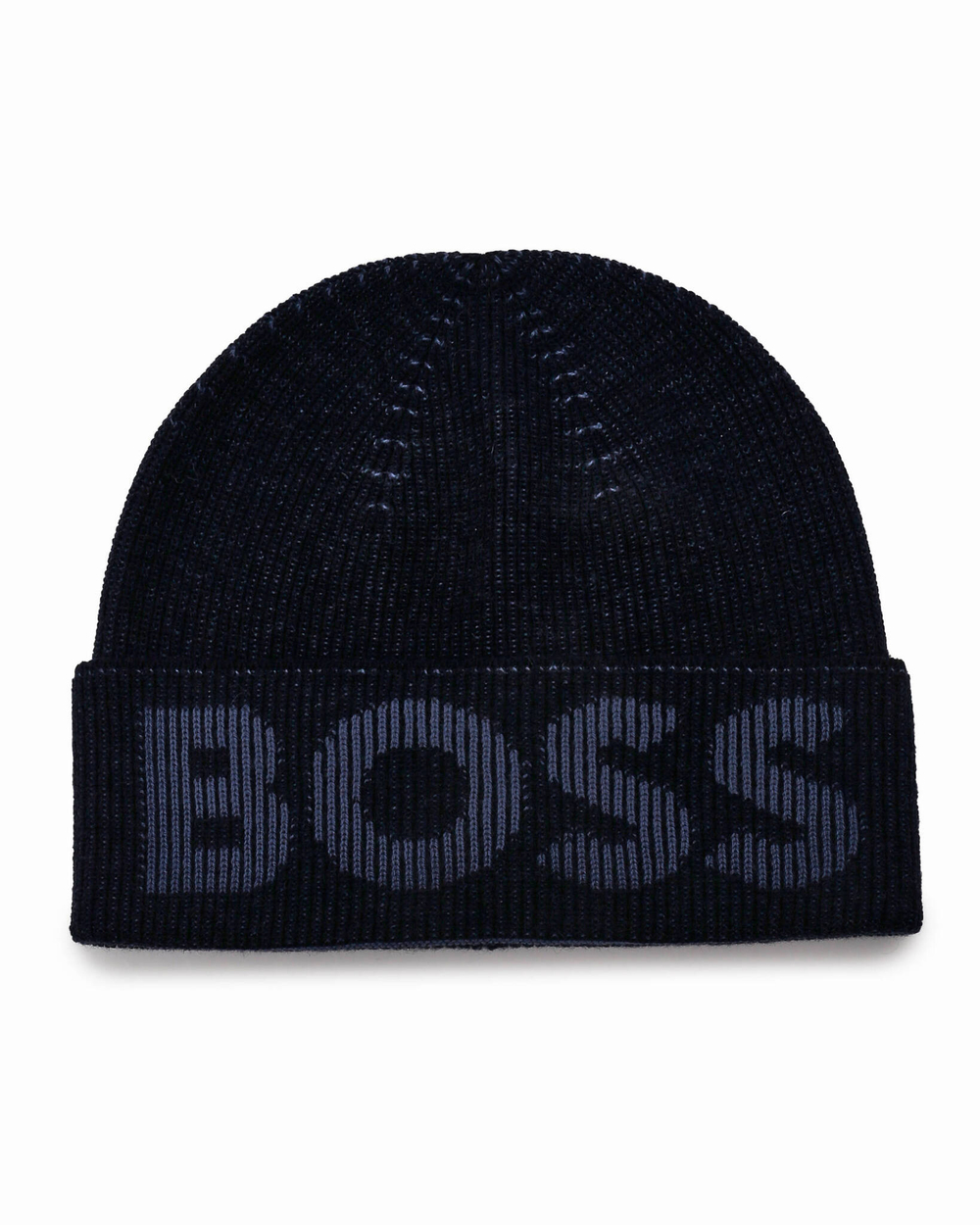 шапка lamichetto BOSS BLACK - темно-синий(50475939)