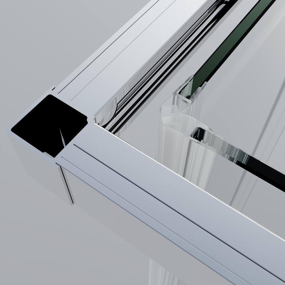 Душевой уголок Soft 2 VSS-3SO2900CL, 900*900, хром, стекло прозрачное