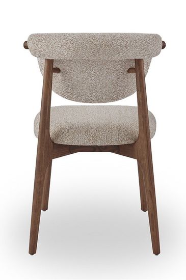 Стул TS-2/ бежевый/цвет орех /массив ясеня