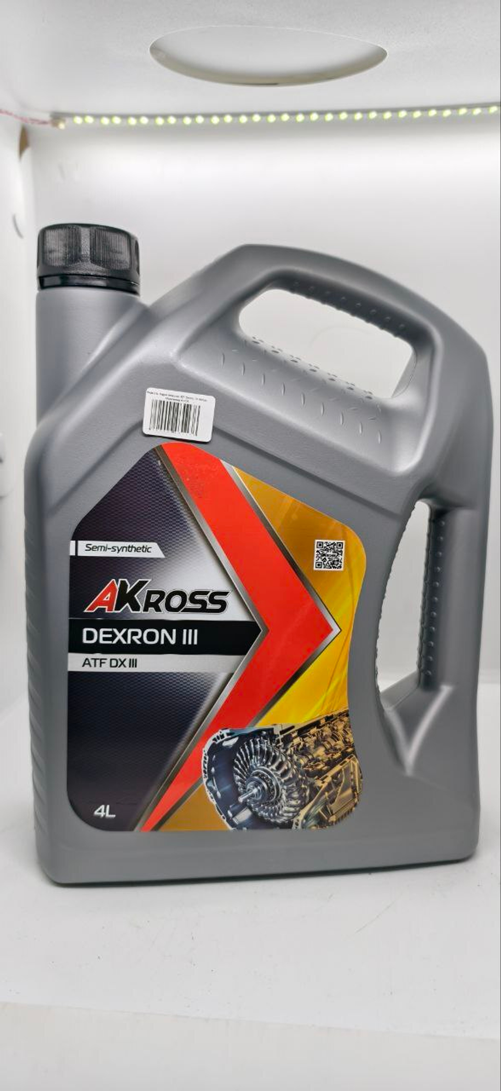 Жидкость гидравлическая ATF Dexron III AKross п/синтетика 4 л