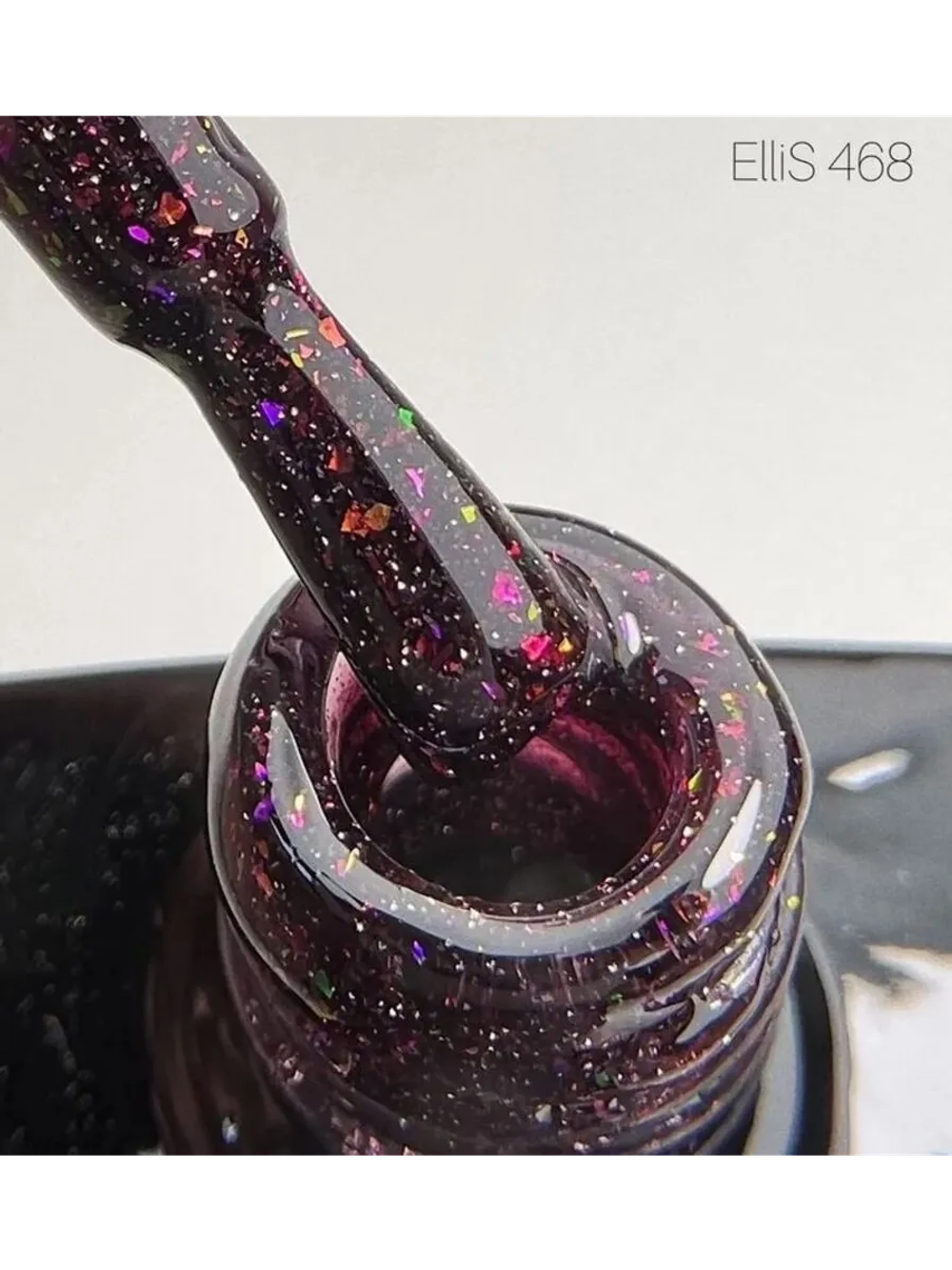 ElliS Disko Yukki 468 светоотражающий гель-лак,10мл