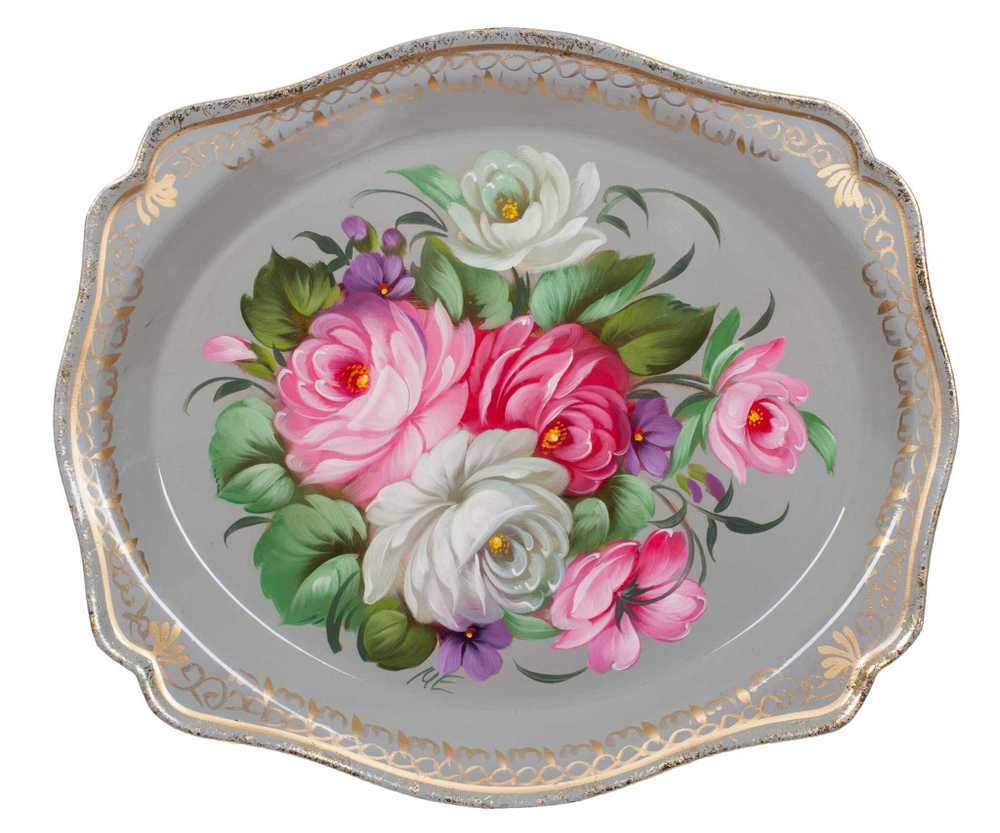 Zhostovo metal tray A3D22062023036