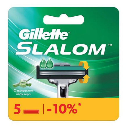 Сменные касеты Gillette Slalom 5 шт