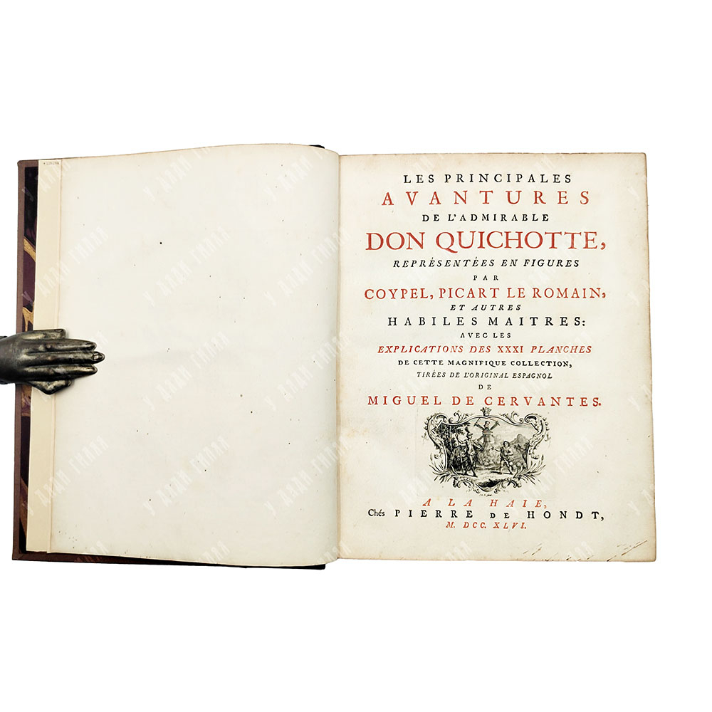 Сервантес Сааведра, М. де. Основные приключения восхитительного Дон Кихота. Гаага, 1746.