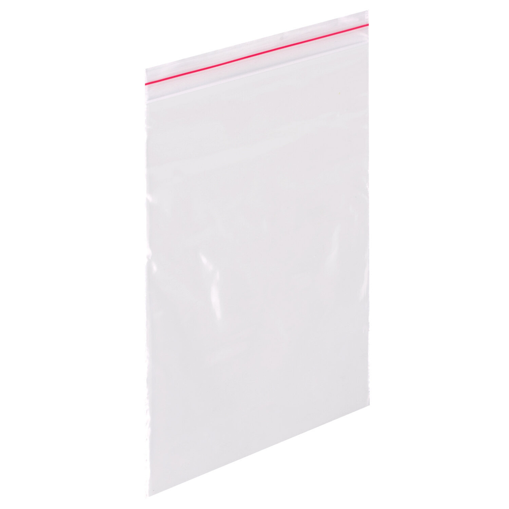Пакеты ZIP LOCK "зиплок" ОЧЕНЬ ПРОЧНЫЕ, комплект 100 шт., 250х350 мм, ПВД 80 мкм, BRAUBERG EXTRA, 608180