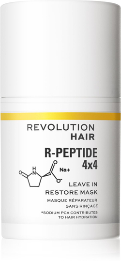 Revolution Haircare R-Peptide 4x4 - Восстанавливающая несмываемая маска для поврежденных волос /   50  ml  / GTIN 5057566646666