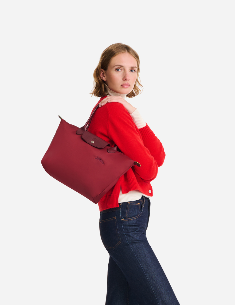 Сумка Longchamp Le Pliage "Pomegranate"