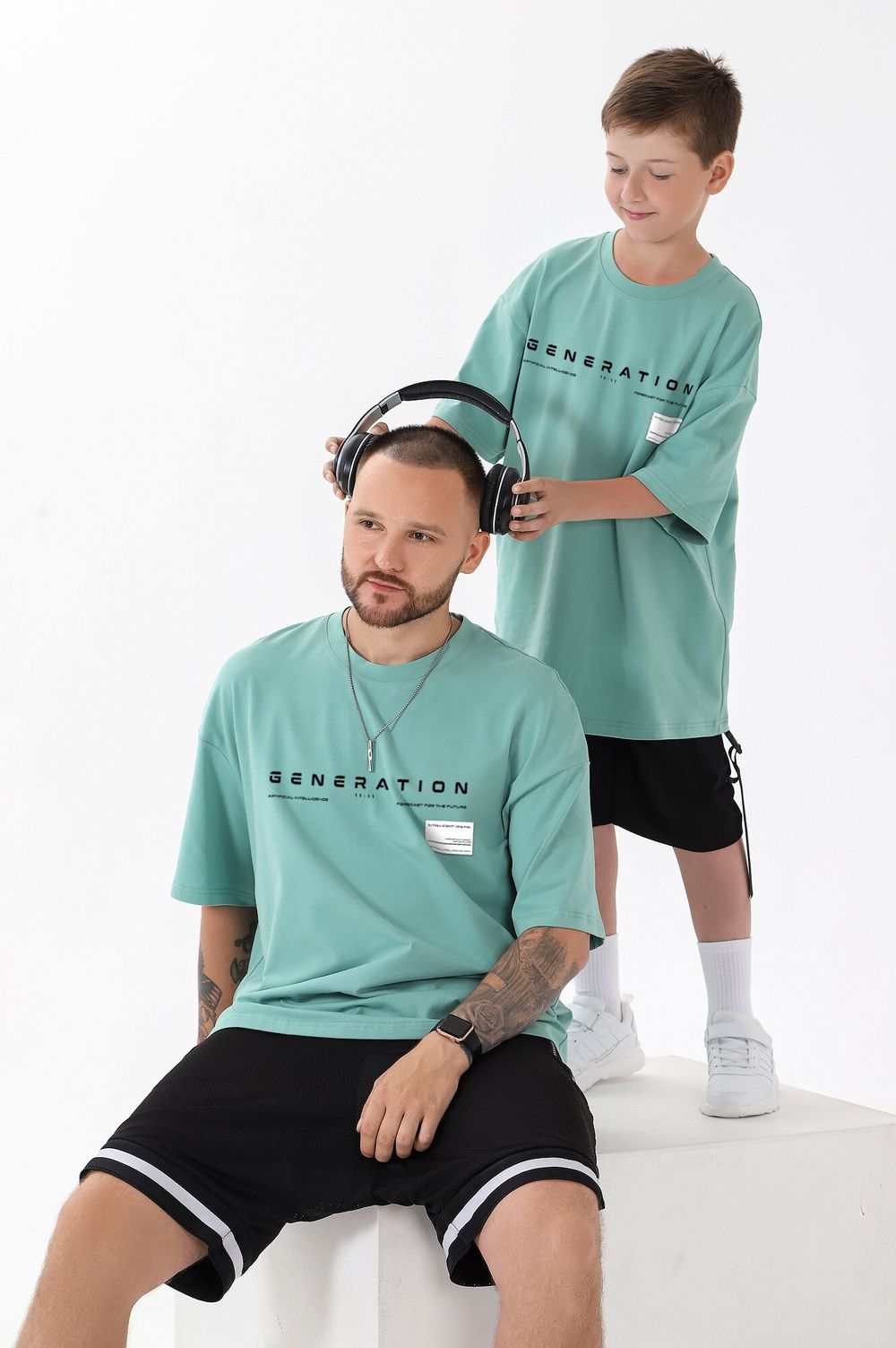 Фуфайка (футболка) для мальчика Леон-1 Виотекс ЗЕЛЁНЫЙ