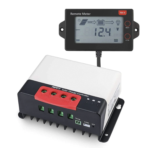 Контроллер заряда SRNE MPPT MC2450N10 с панелью управления SRNE RM-6