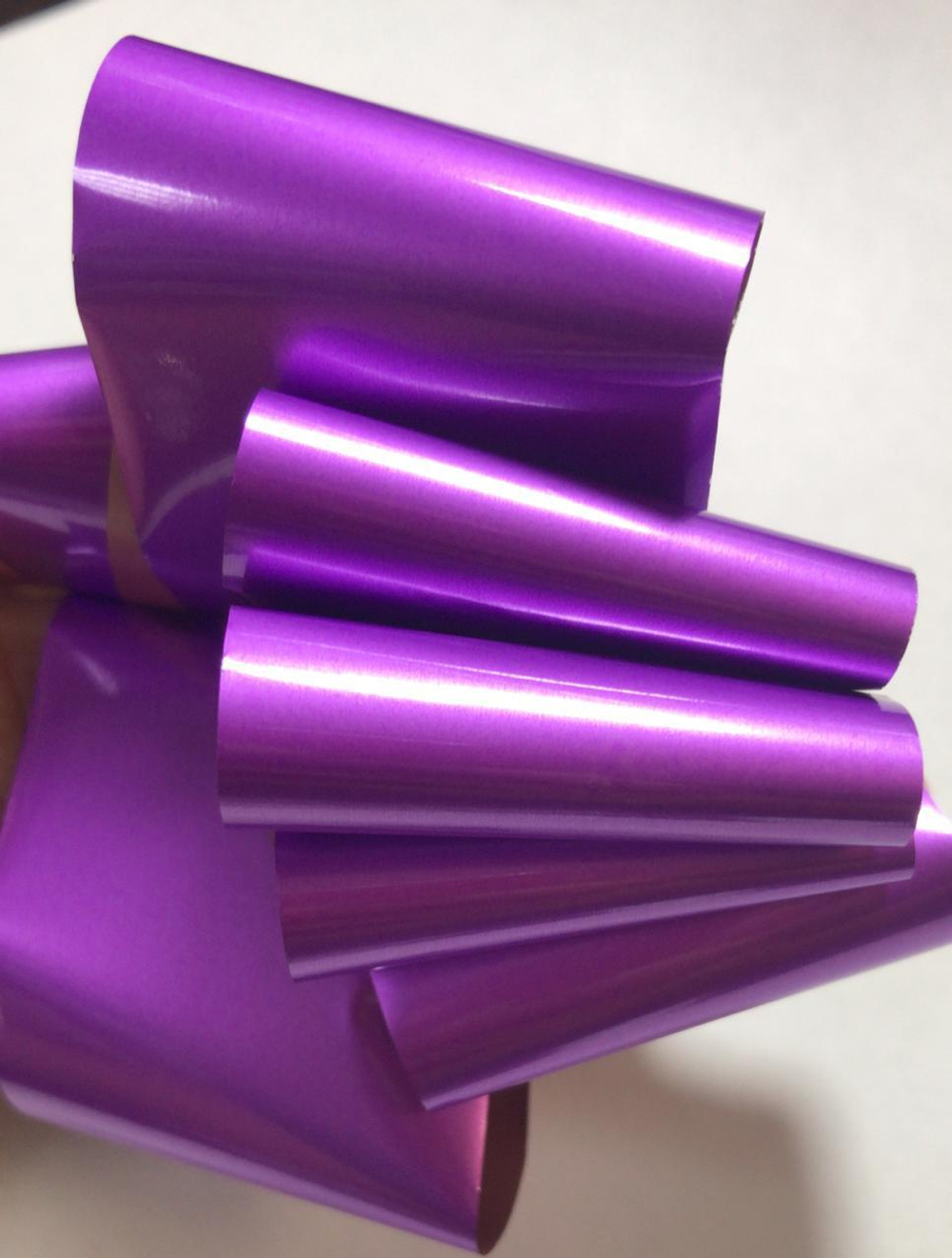 Фольга для литья переводная матовая, лиловая, 100см