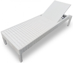 Шезлонг-лежак плетеный Tagliamento GS925, белый