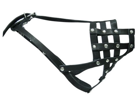 Зооник намордник кожаный №2 (овчарка малая)