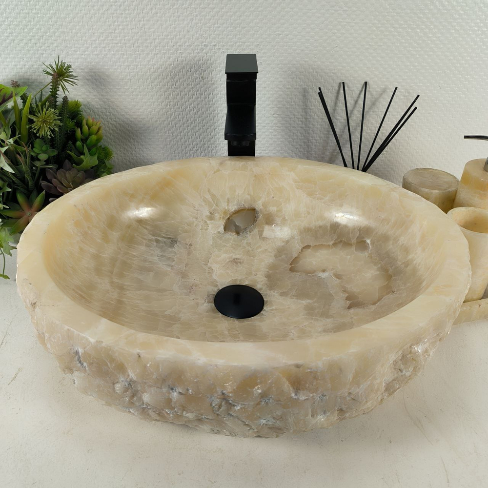 Раковина из оникса Erozy Yellow EO-64606 52*42*15 0159