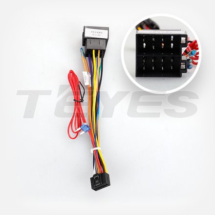 Комплект рамки с разъёмами 9" Lada Priora 2007-2013 черная, кнопки сверху [F1] - Car-Smart 9707F1