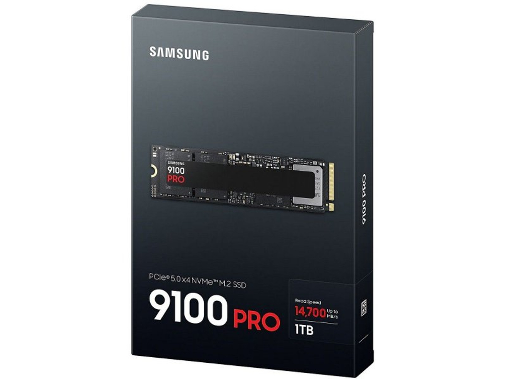 SSD накопитель Samsung 9100 PRO 1ТБ, M.2 2280, PCIe 5.0 x4, NVMe [MZ-VAP1T0BW]
