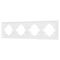 Рамка пластиковая FRM-TENDO-SFPL-4-WH Arlight 054656