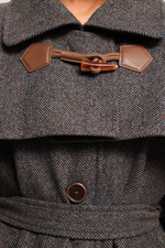 Пальто реглан миди