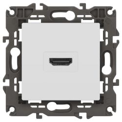 Розетка ЭРА Elegance 14-3114-01 HDMI IP20 белый