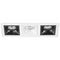 Комплект из светильников и рамки Lightstar Domino Quadro (214536+214507+214506+214507) D536070607