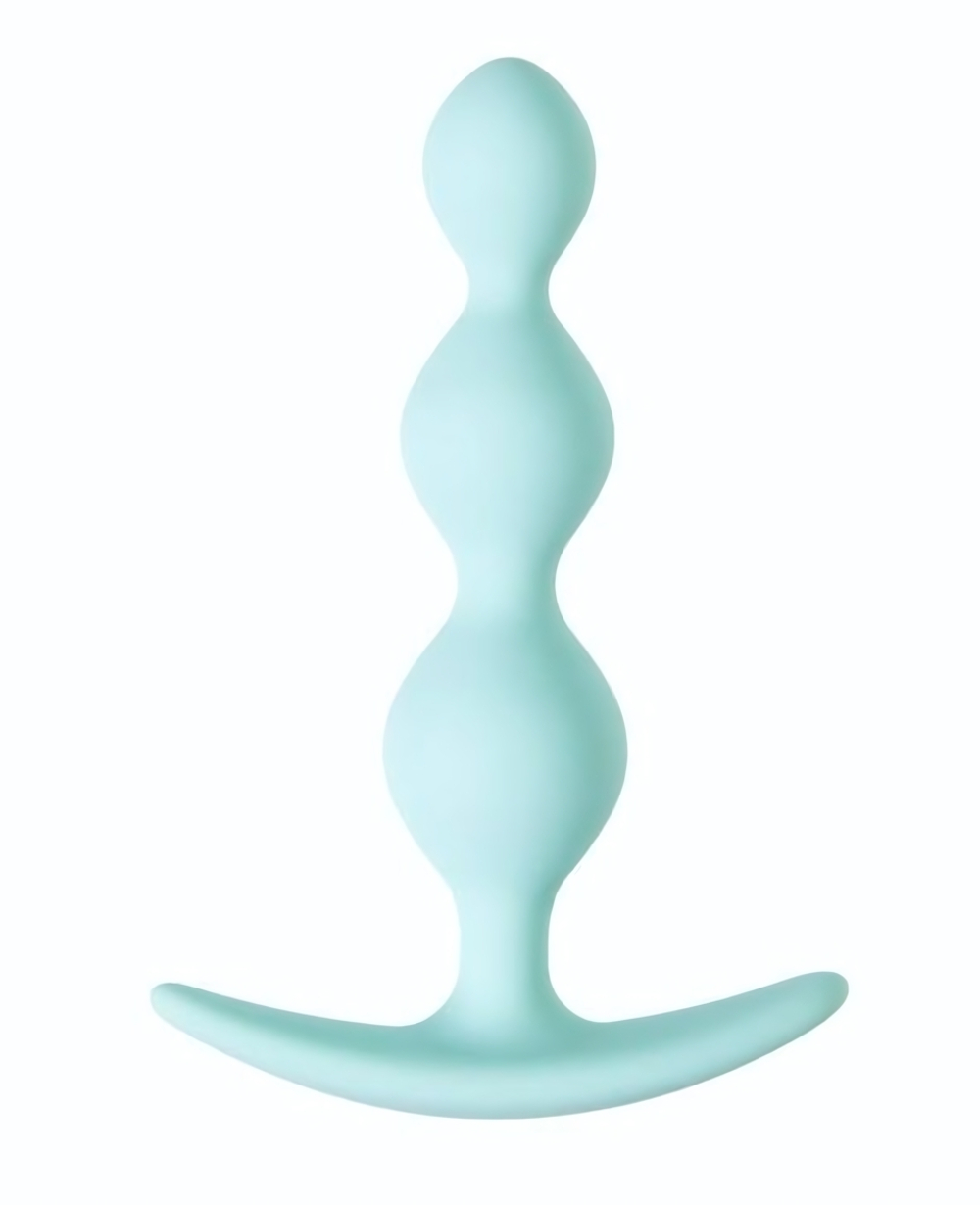 Мятная анальная втулка Triple - 10,5 см.