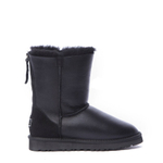 Угги Short Zip Metallic Black