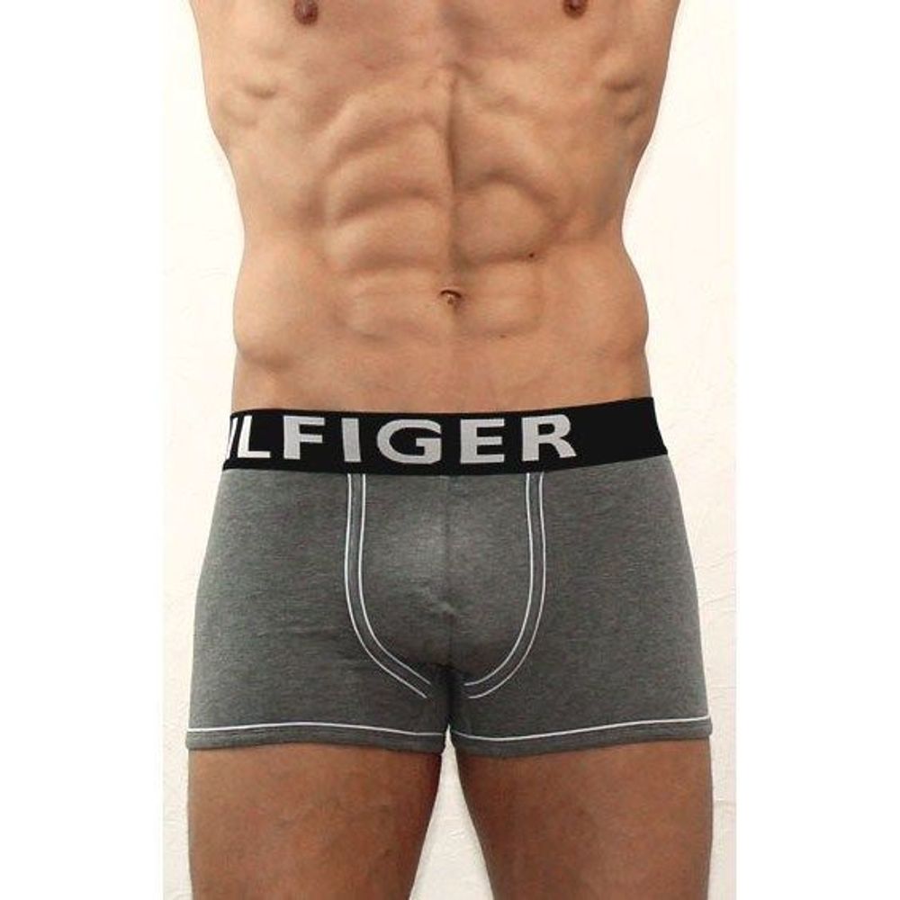 Мужские трусы боксеры темно-серые Tommy Hilfiger Dark Grey