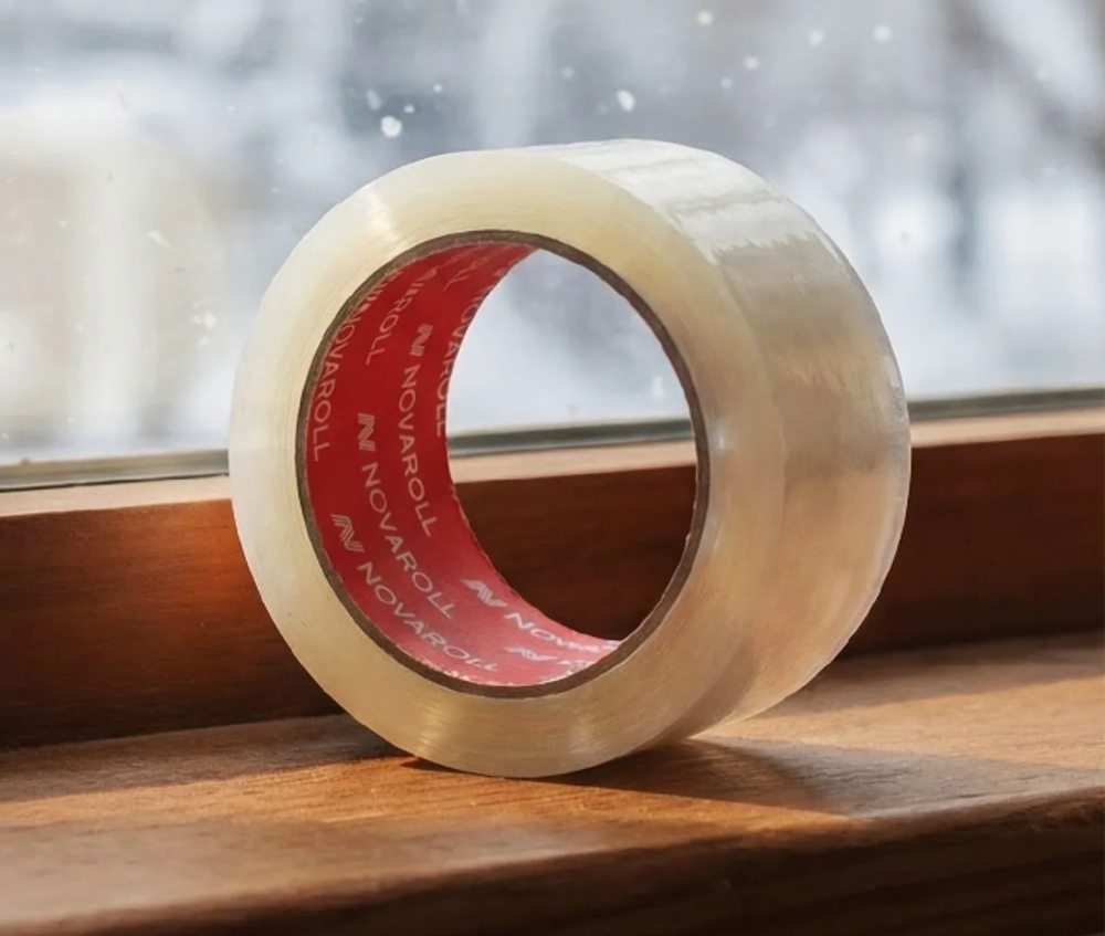 Клейкая лента прозрачная Novaroll 66 м 48 мм 43 мкм