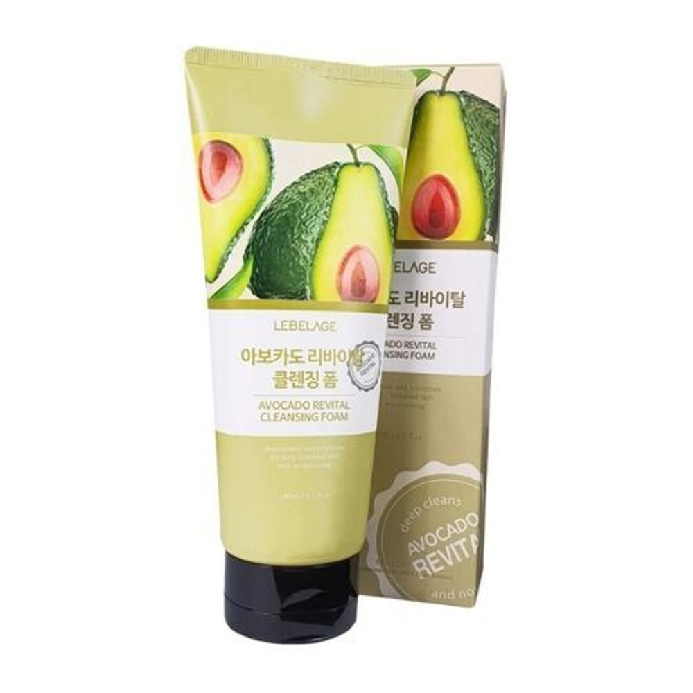 [Lebelage] Avocado Revital Cleansing Foam - Пенка очищающая с экстрактом авокадо, 180 мл
