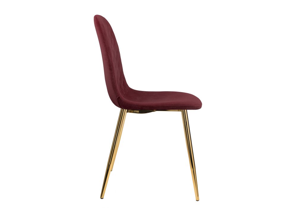 Стул на металлокаркасе Dabl wine red