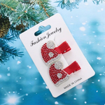 Зажимы для волос 2шт детские "Winter dreams- Новогодние чудеса" (JINRE TRAVEL)