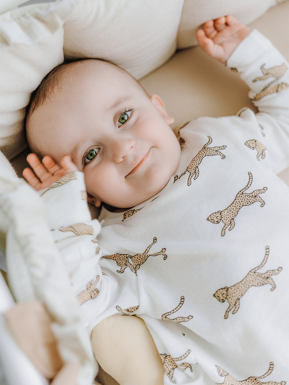 Пижама Mjölk Гепарды, на манжетах, уценка