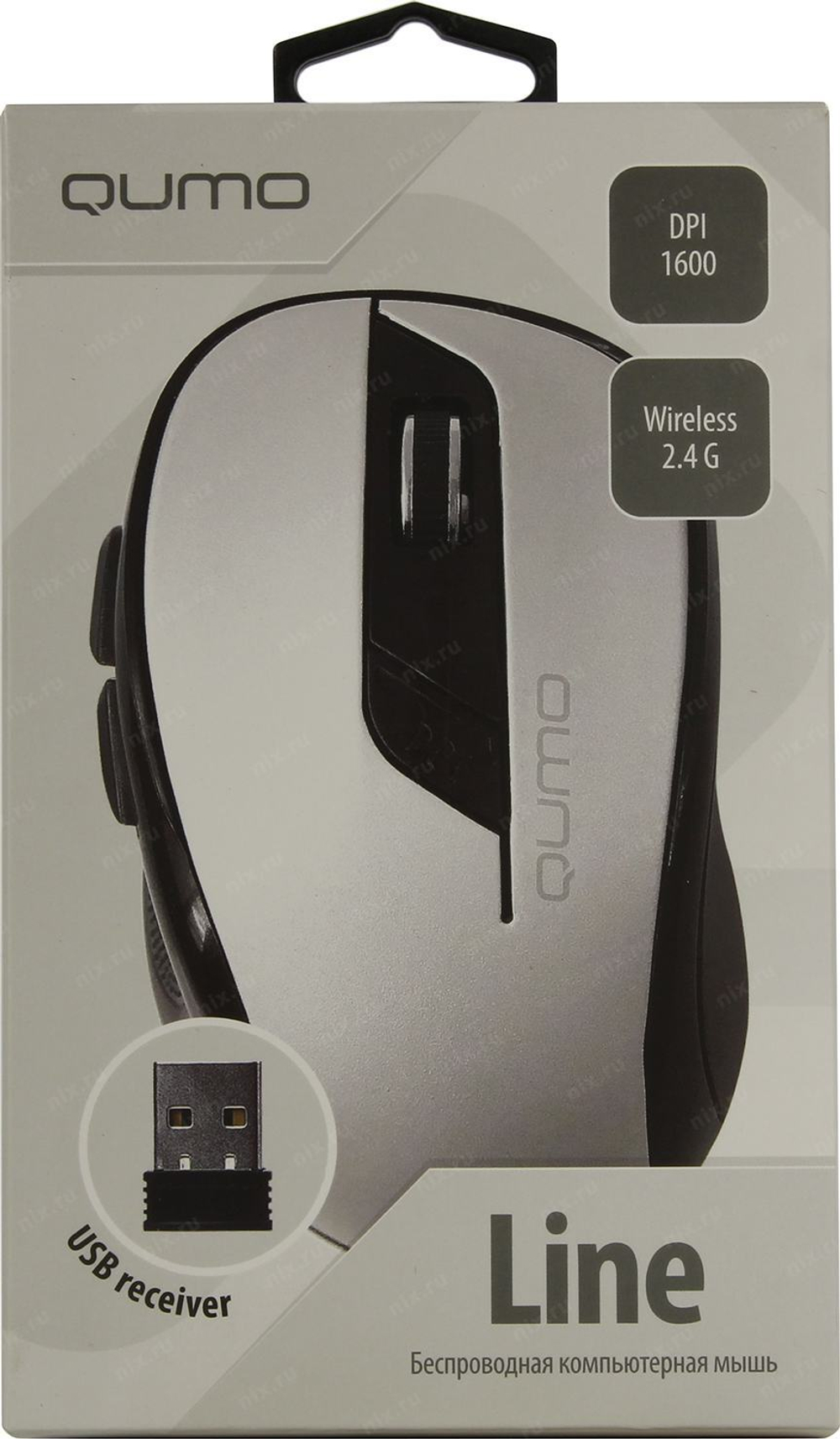 QUMO Wireless Mouse &lt;Office Line M79 White&gt; (RTL) USB  6btn+Roll, беспроводная  &lt;31228&gt;
