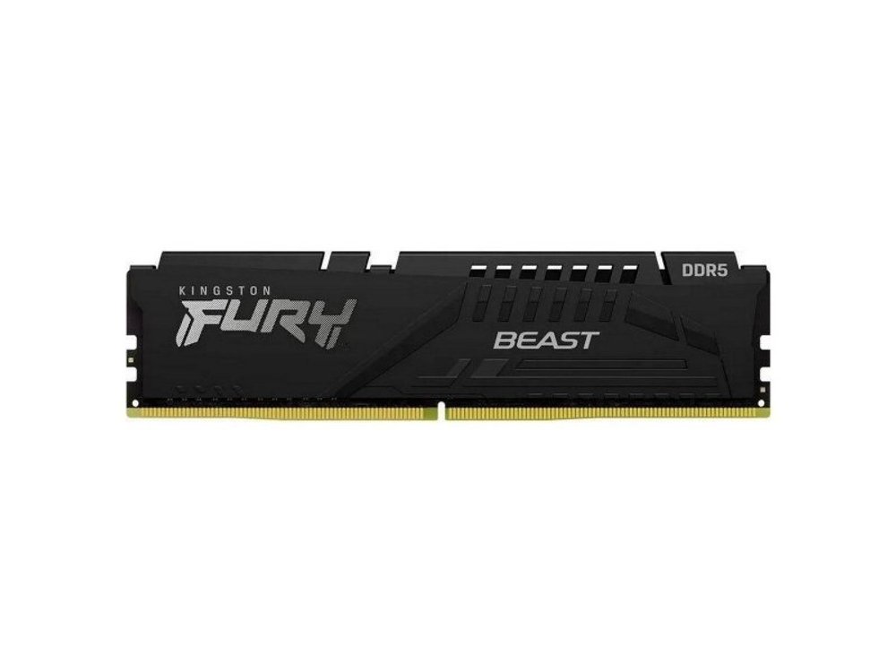 Оперативная память Kingston Fury Beast Black KF564C32BB-32, DDR5 1х 32ГБ 6400 МГц, DIMM, RTL