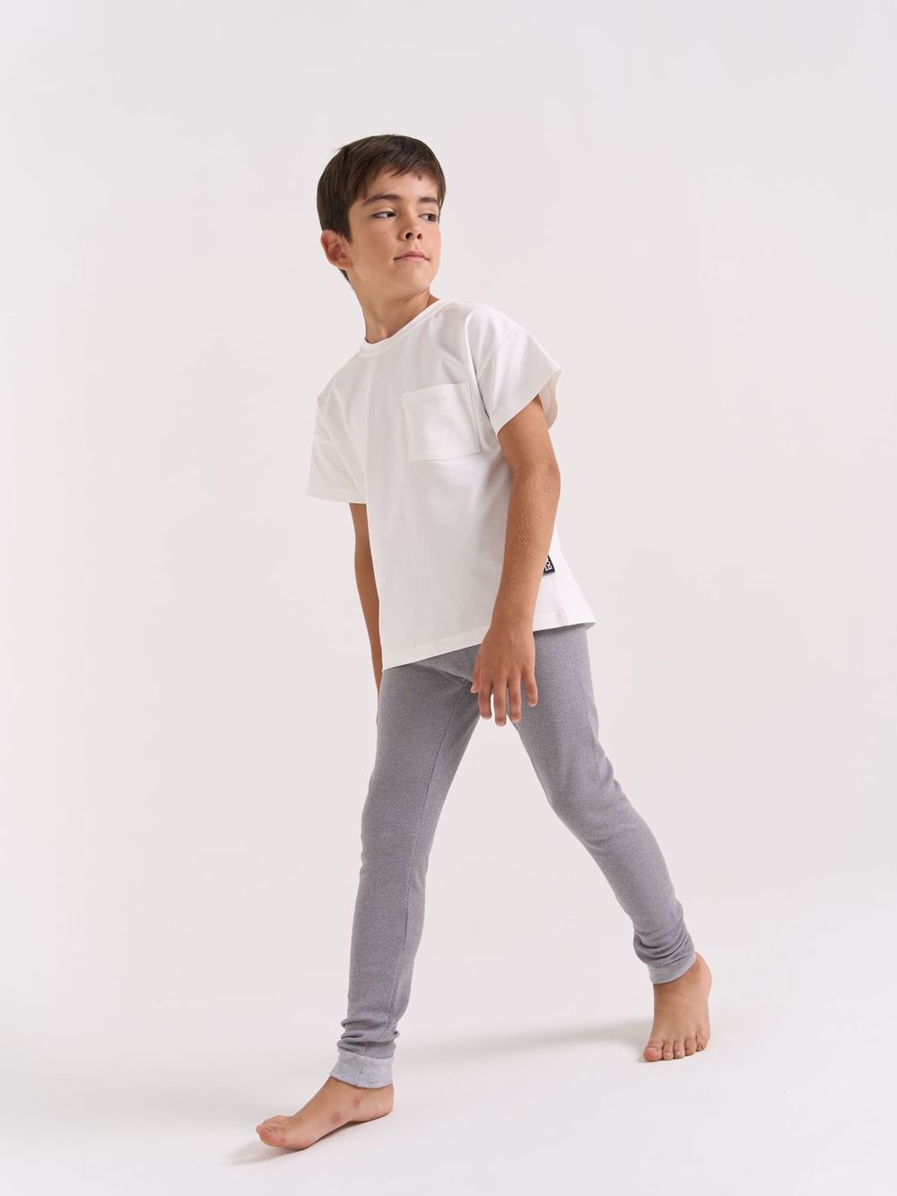 Кальсоны из термополотна "Графит" 7+ с гульфиком