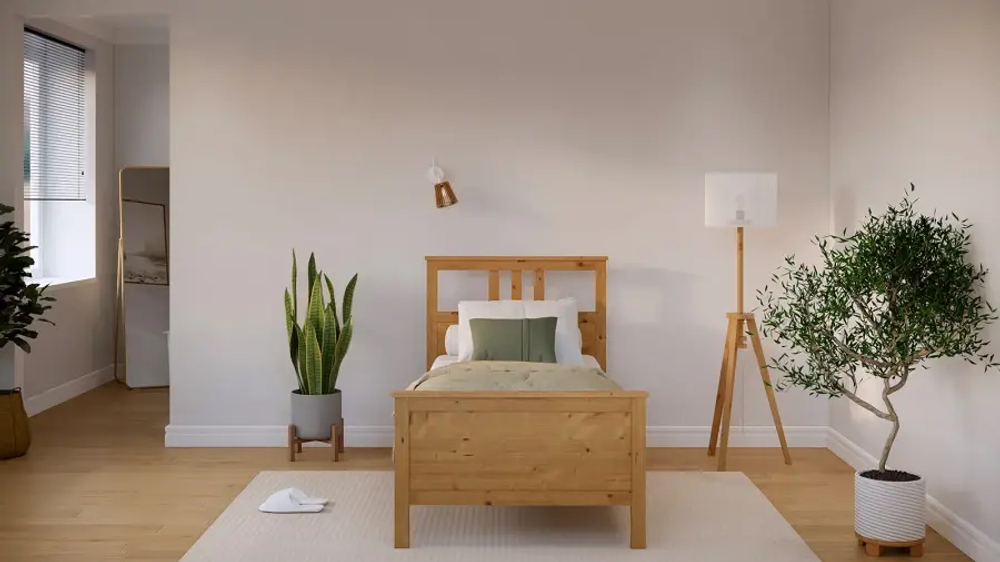 Кровать - аналог IKEA HEMNES / ХЕМНЭС/ ХЕМНЕС / КЫМОР / ИКЕА 90х200 см, светло-коричневый