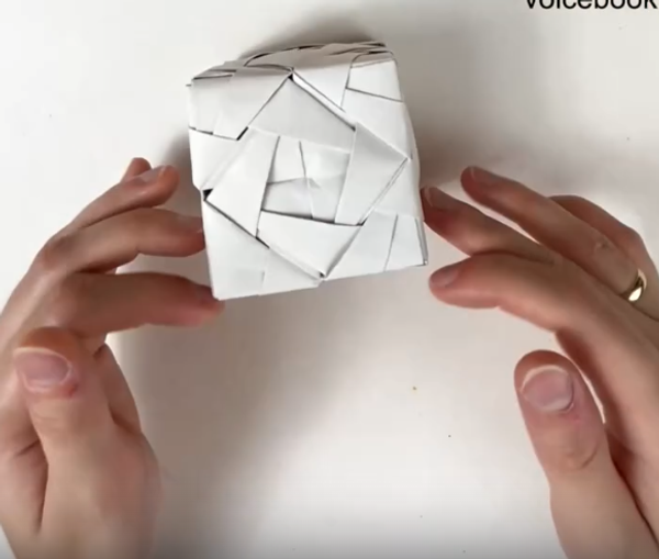 Делаем кубик-оригами Делаем кубик-оригами
