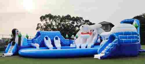 Наземный надувной аквапарк «Морское царство 2» 23*23*6 м